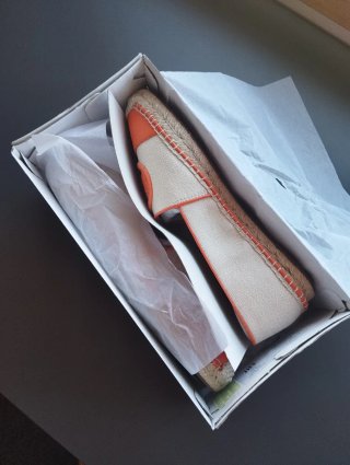 Alpargatas Michael Kors Talla 37 Beige/Naranja