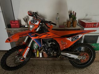 KTM 125cc Enduro/Motocross Naranja