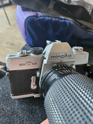Minolta SRT 101 Cámara Analógica