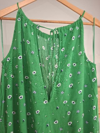 Mono verde estampado floral