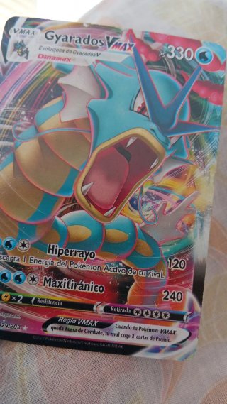 Carta Pokémon Lycanroc VMAX Rainbow Rare