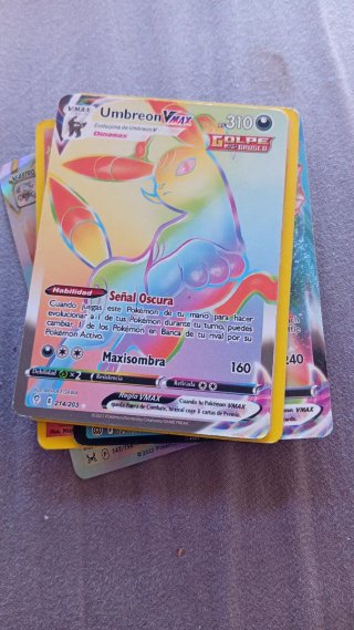 Carta Pokémon Lycanroc VMAX Rainbow Rare