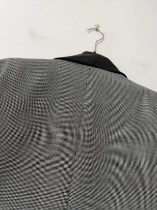 Giacca uomo lana pied de poule taglia 52