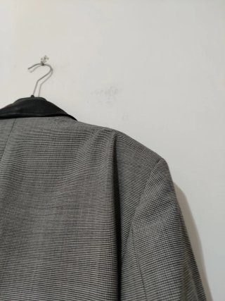 Giacca uomo lana pied de poule taglia 52