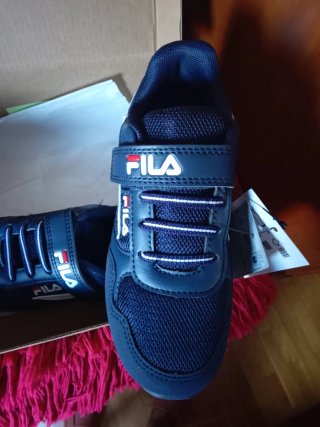 Zapatillas Fila niño azul