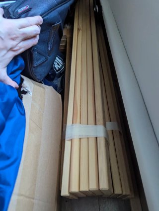 Futón madera y tela