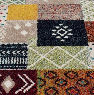 Alfombra patchwork multicolor