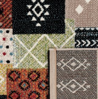 Alfombra patchwork multicolor