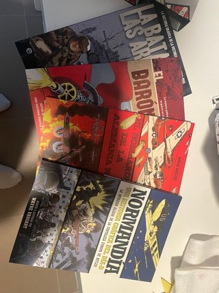 Lote comic/novela gradica 2guerra mundial