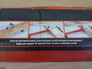 Cortadora de suelo laminado y vinilo