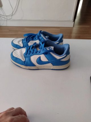 Tenis Nike Dunk Low Azul Blanco