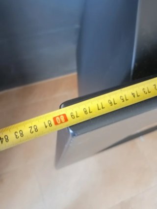 Chimenea de hierro suspendida