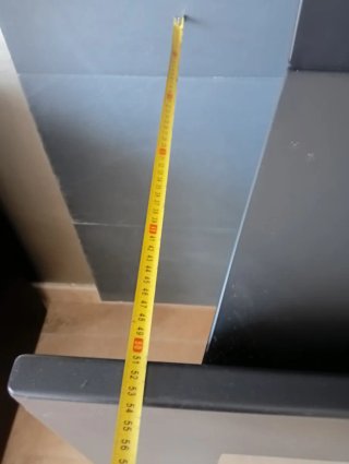 Chimenea de hierro suspendida