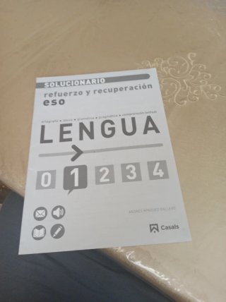 Refuerzo y recuperación de lengua 1°ESO