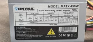 Fuente Alimentación Unyka Micro-ATX 450W