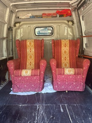 2 Poltrone a Dondolo Stile Classico