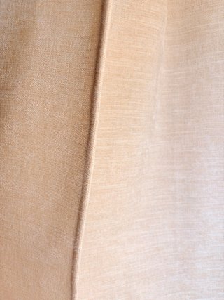 2 Cortina de terciopelo beige 135x260