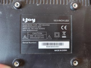 TV i-joy 19 Negra