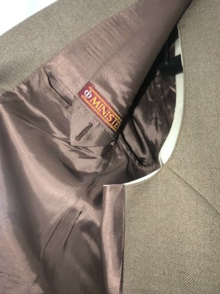 Traje de chaqueta hombre beige/marrón