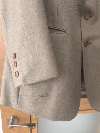 Traje de chaqueta hombre beige/marrón
