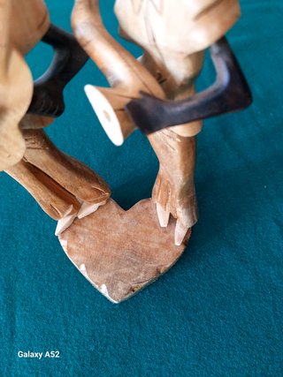 Scultura Legno Intagliato Musicisti Cubani