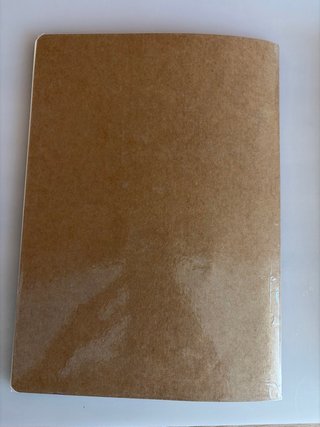 Libreta A4 collage rosa vintage hecha a mano