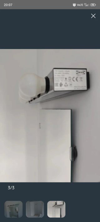 Espejo con luz para baño
