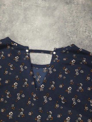 Blusa mujer con broche detrás Talla L