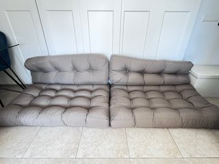 Cojines exterior Palet Chill Out Beige/Gris