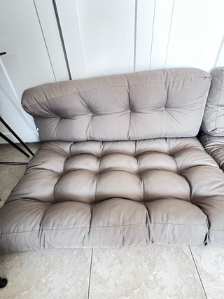 Cojines exterior Palet Chill Out Beige/Gris