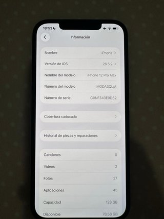 iPhone 12 Pro Max Azul Original