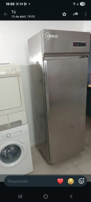 Nevera industrial acero inoxidable