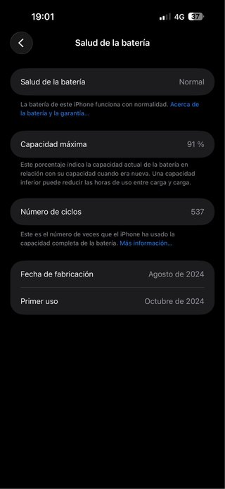 iPhone 16 Pro Max 256GB Negro