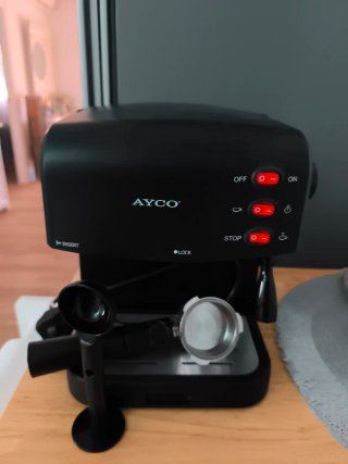 Cafetera Espresso Ayco Negra