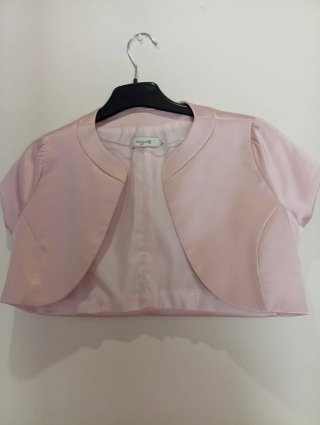 Torera rosa satén talla S