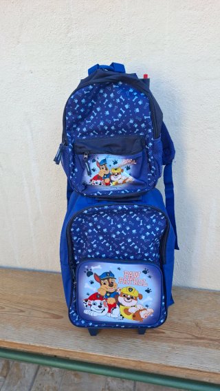 Conjunto Paw Patrol: Trolley y Mochila nuevo