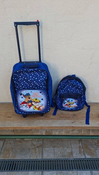 Conjunto Paw Patrol: Trolley y Mochila nuevo