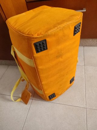 Bolsa nevera grande naranja