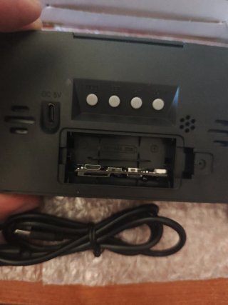 Cámara  despertador Vigilancia 4K HD Wifi Movimien