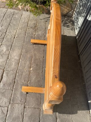 Cabecero y pie de cama madera maciza