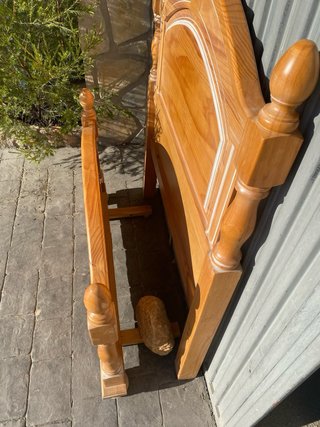 Cabecero y pie de cama madera maciza