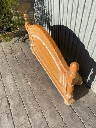 Cabecero y pie de cama madera maciza