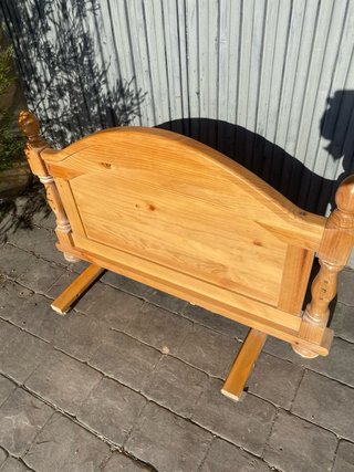 Cabecero y pie de cama madera maciza