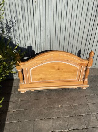 Cabecero y pie de cama madera maciza