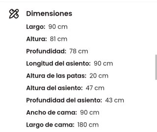 Sofá cama + mesa auxiliar