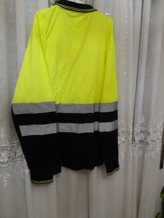 Camiseta de trabajo reflectante amarilla