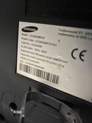 Samsung TV 32 Negra