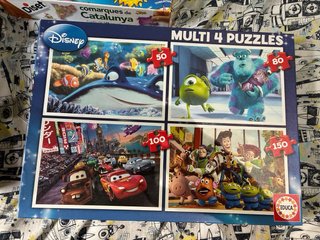 Lote 3 Puzzles Disney Cars, Catalunya, Educa