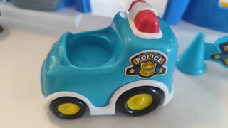 Comisaría Policía Infantil + Helicóptero y Coche