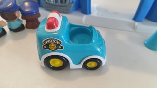 Comisaría Policía Infantil + Helicóptero y Coche